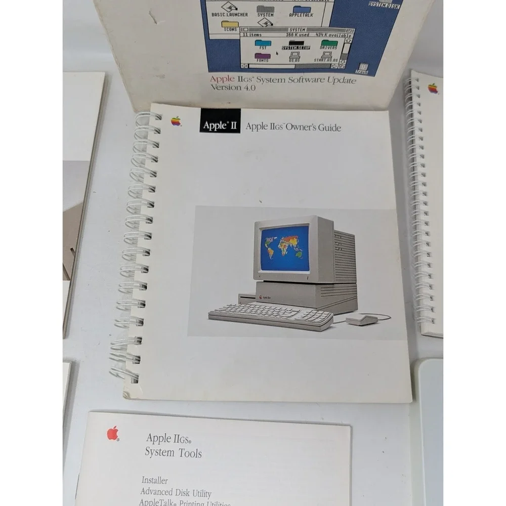 Apple Iigs System Computer‎ Software Update Version 4.0 Complete Big Box VTG